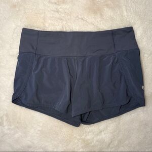Lululemon Run Times Short II 4" Cadet Blue Ultra Light Size 6